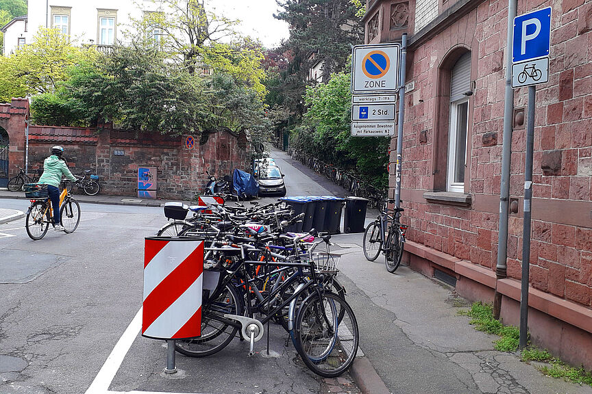 Fahrradparken Ladenburger Straße