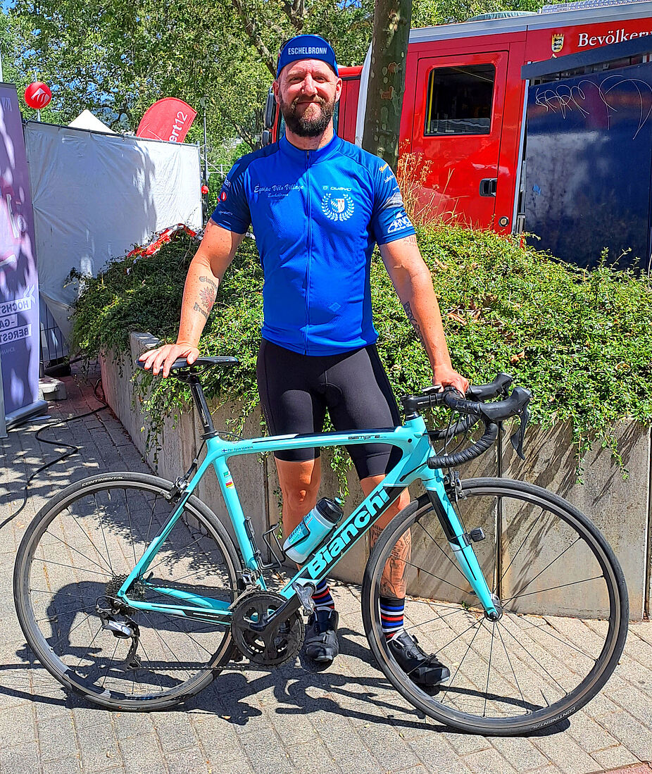 Pasi Echner und sein Bianchi