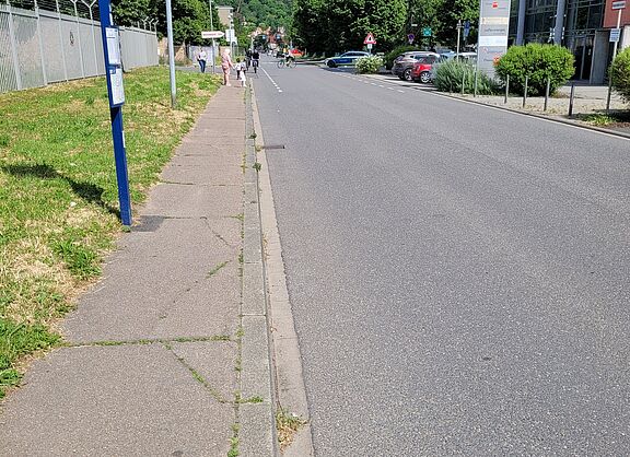 aktueller Zustand der Sickingenstraße