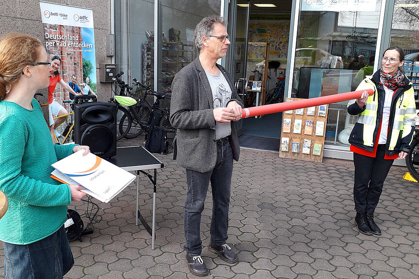 Rücksicht im Verkehr: Vorstellung der ADFC-Jahreskampagne 2022