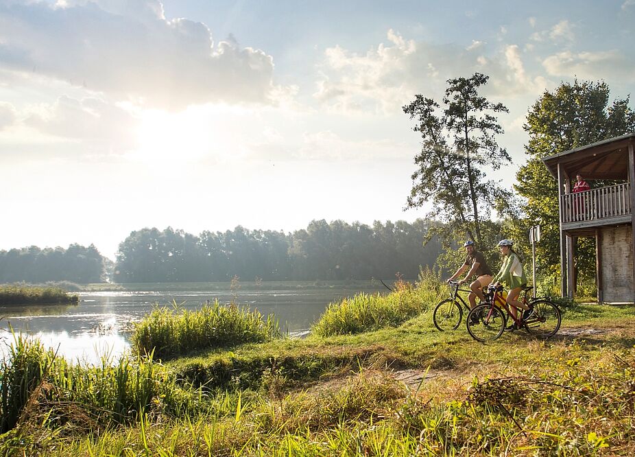 Der DonauTÄLER-Radweg führt durch Bayern und Baden-Württemberg.